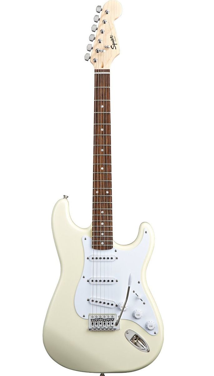 Image result for By Fender Bullet Stratocaster Electric Guitar - Rosewood Fretboard - Arctic White